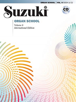 Suzuki organ school vol 8 bok/CD